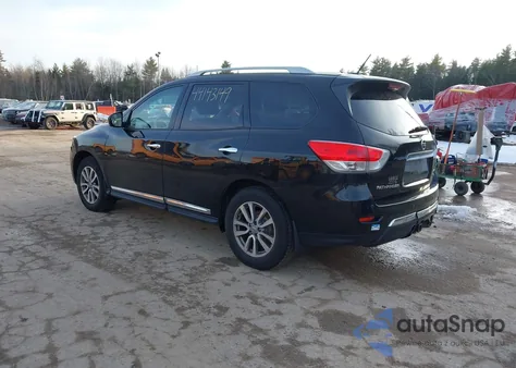 2015 Nissan Pathfinder Sl из США, поврежденный, VIN 5N1AR2MM4FC632599